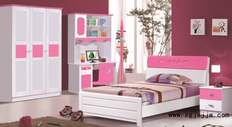 富利雅青少年彩色實木套房202#(粉紅)