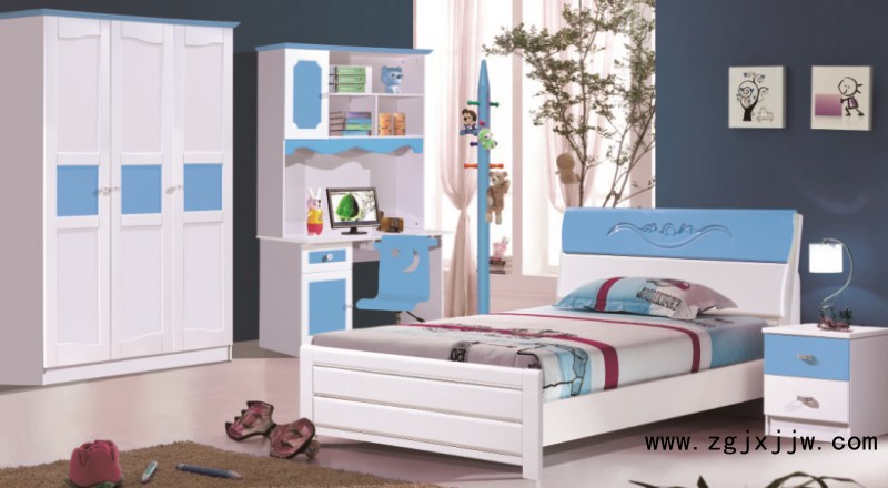 富利雅青少年彩色實木套房202#(淺藍)