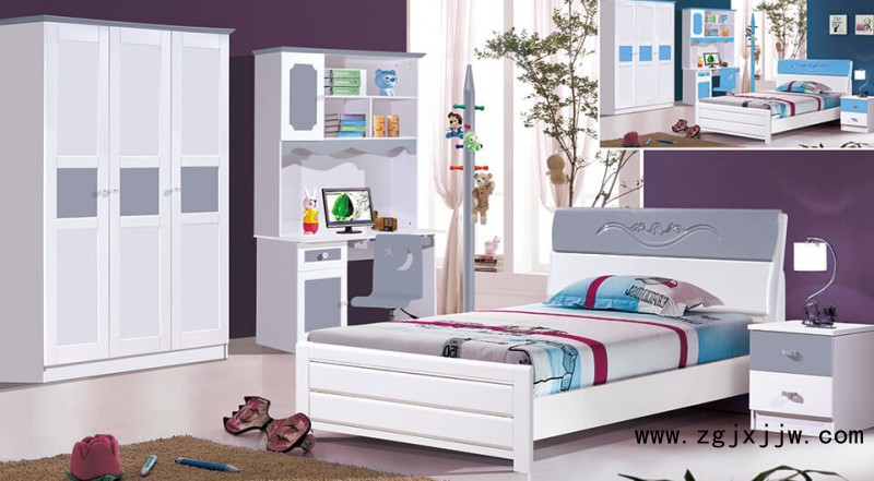 富利雅青少年彩色實木套房202#(灰色)