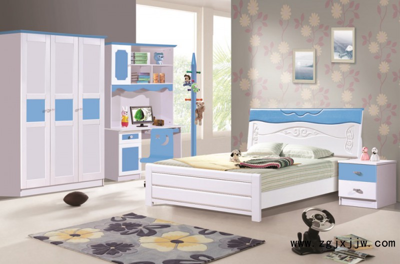 富利雅青少年彩色實木套房208#(天藍)