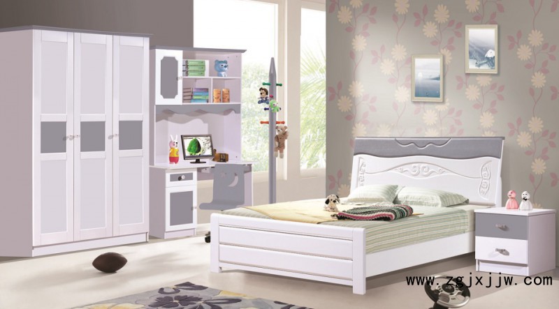 富利雅青少年彩色實木套房208#(銀灰)