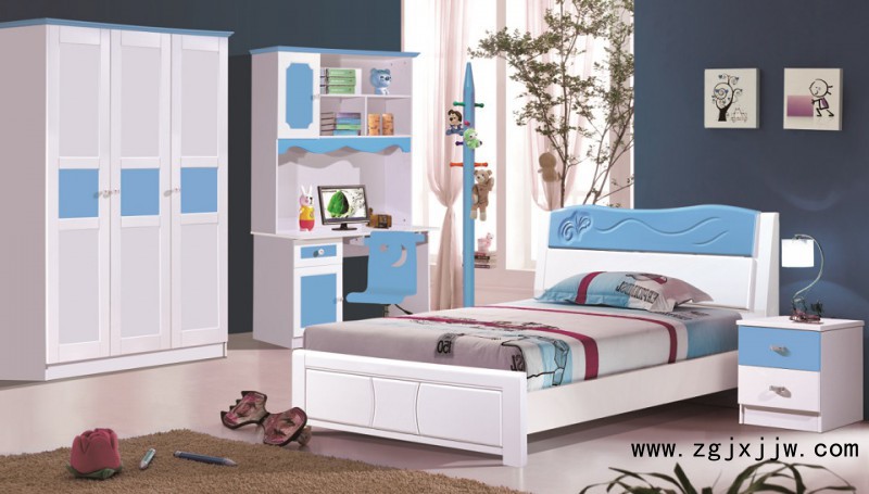 富利雅青少年彩色實木套房212#(天藍)