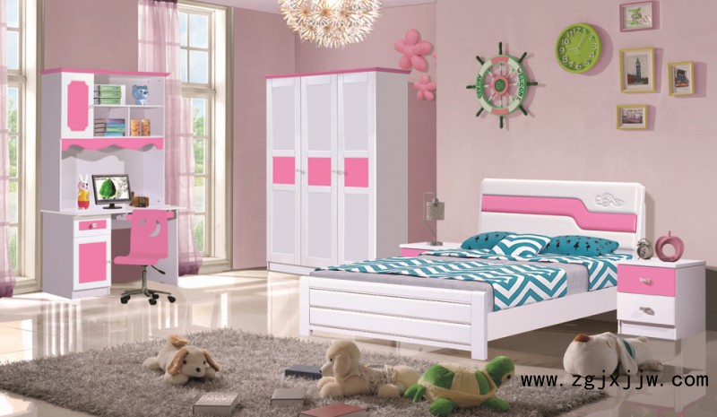 富利雅青少年彩色實木套房305#(粉色)