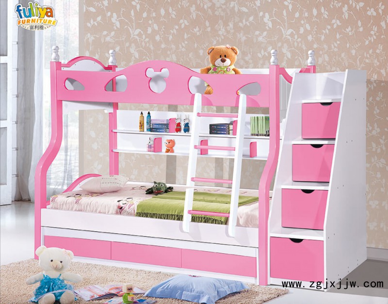 富利雅子母床607#(粉紅)