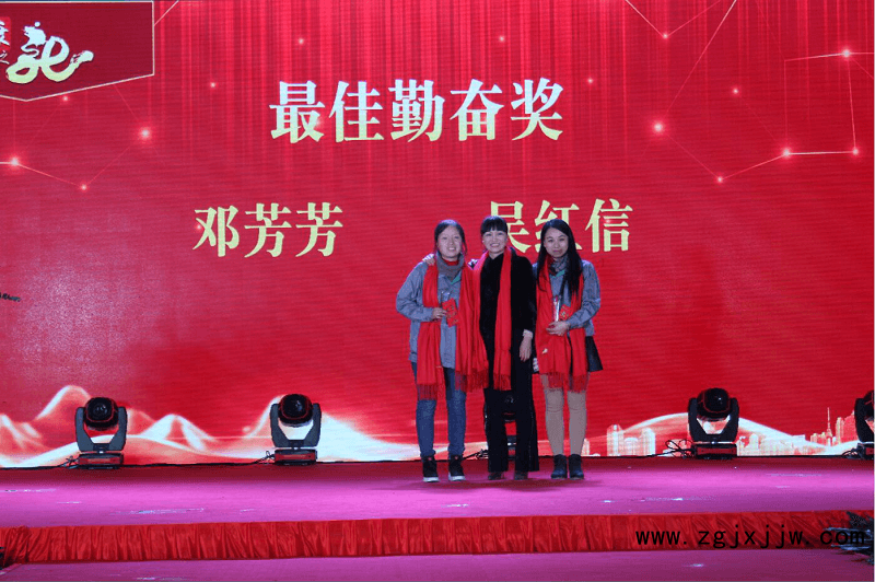 康之龍家具十周年盛典暨2018年終答謝晚會頒獎環節3