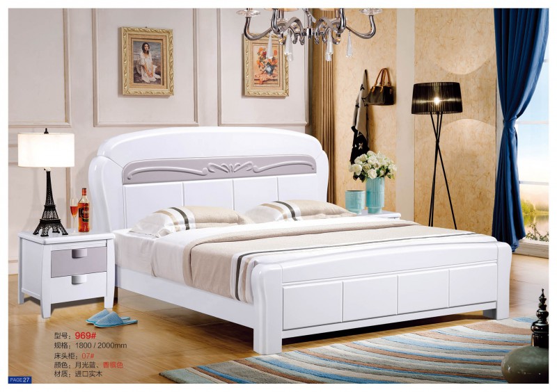 遠辰家居實木床969#香檳色