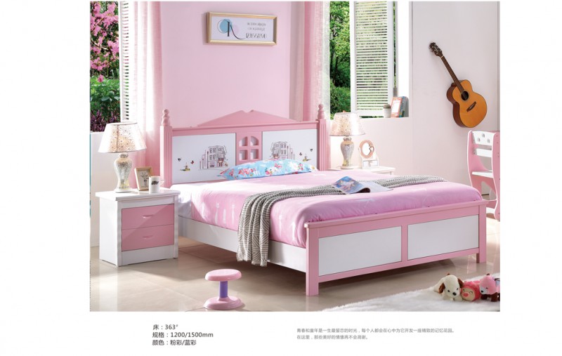 同悅青少年實木套房家具363#粉彩