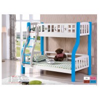 千寶家具兒童子母床626#藍白（掛梯可左右安裝）