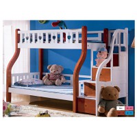 千寶家具兒童子母床633#海白（踏步可左右安裝）