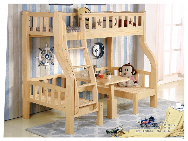 千寶家具兒童子母床8635#（掛梯可左右安裝）