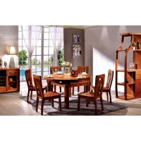 友億佳金絲檀木餐桌6209#-8840