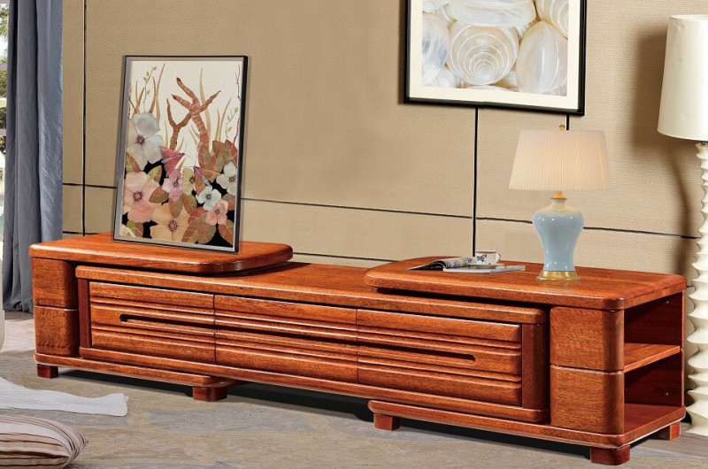 友億佳金絲檀木伸縮電視柜D104#2