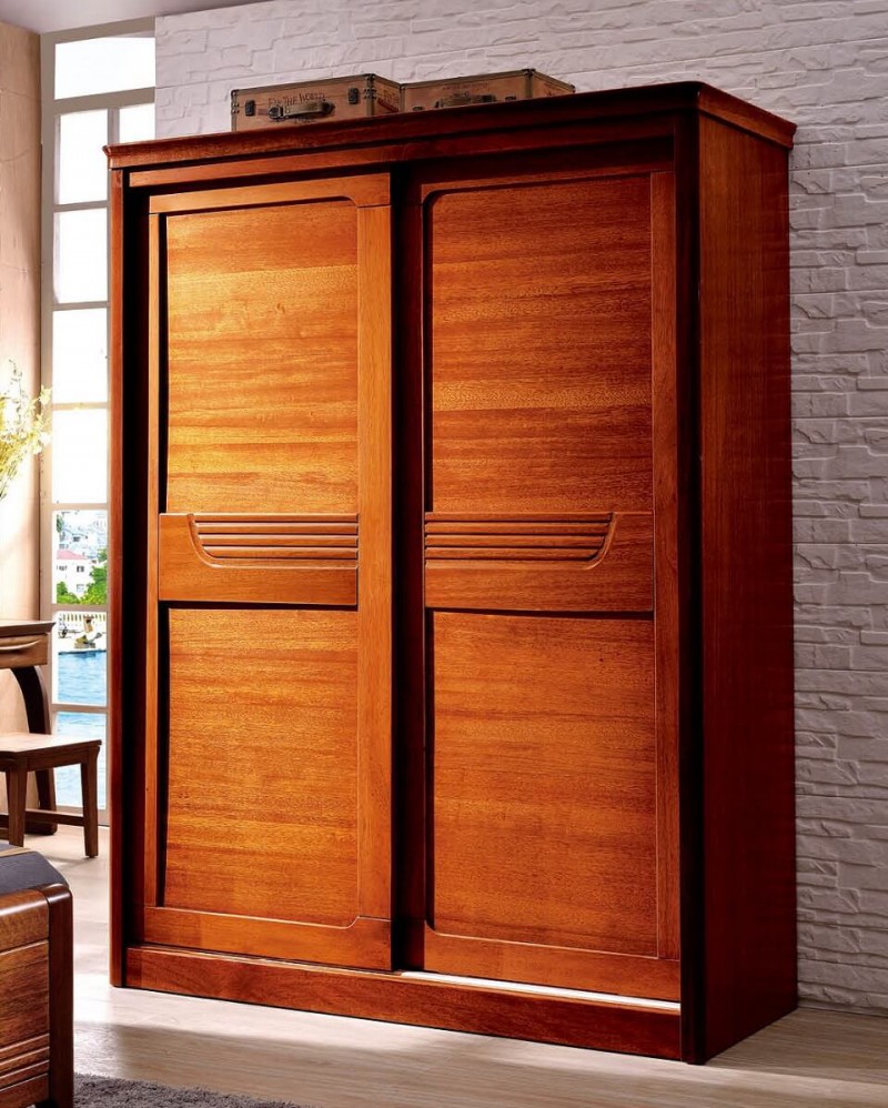 友億佳金絲檀木二門(mén)推拉衣柜8201#-14850