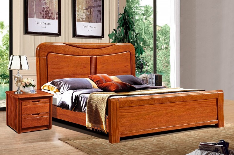 友億佳金絲檀木床C620#-6300