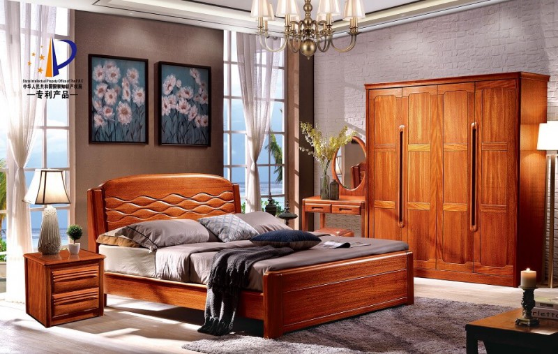 友億佳金絲檀木床8603#-6180