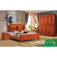 友億佳金絲檀木床C665#-6180