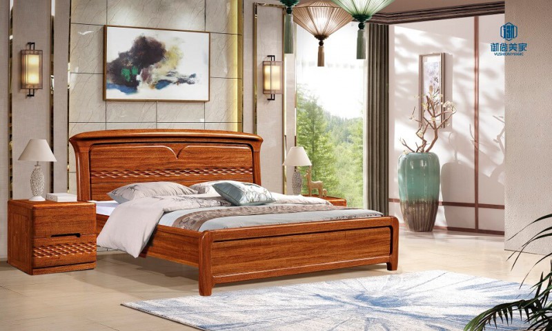 御尚美家金絲檀木床F101#