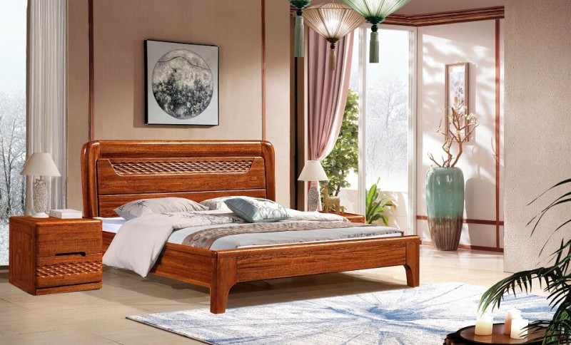 御尚美家金絲檀木床F102#