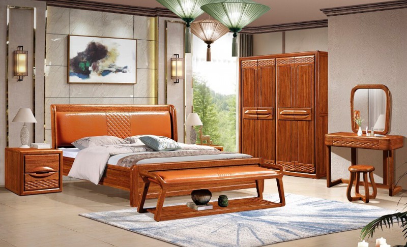 御尚美家金絲檀木臥室系列02