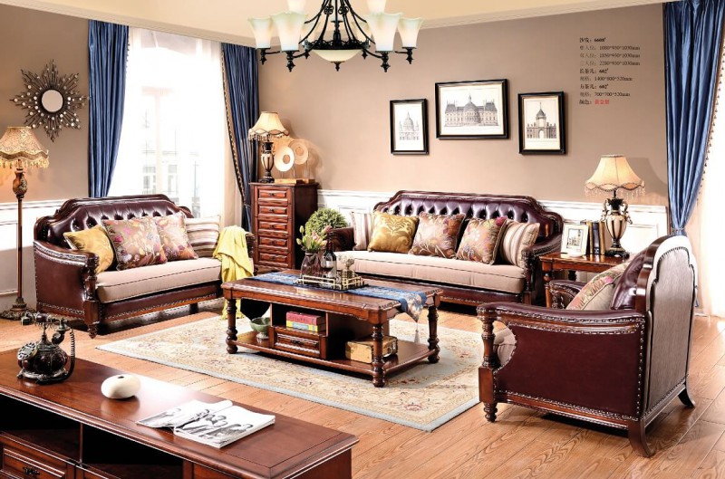 歐麗優美式客廳系列01