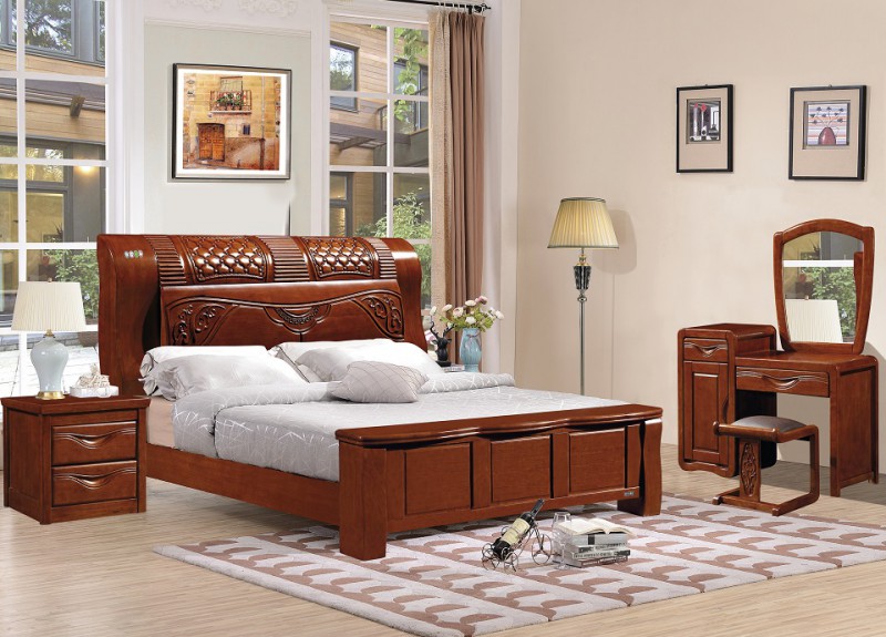 華軒家私金絲檀系列床1912#