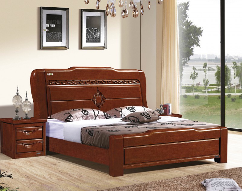 華軒家私金絲檀系列床1710#