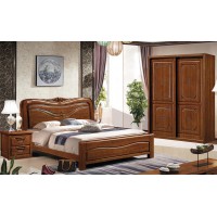 華軒家私胡桃木系列大床99#