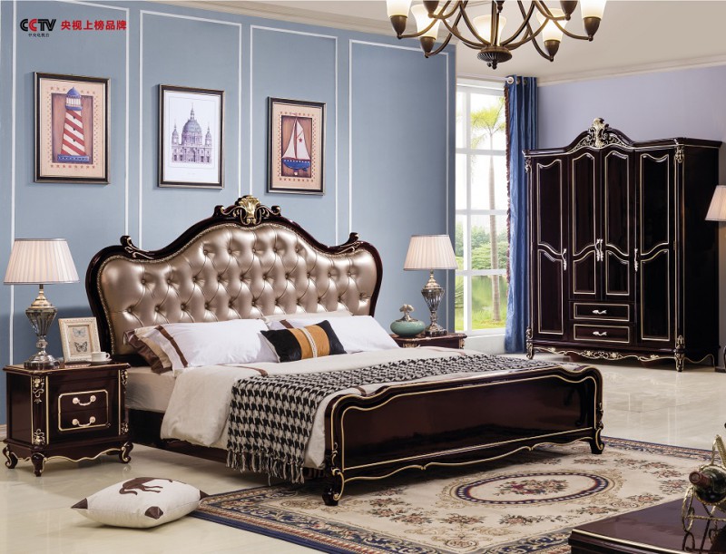 華軒家私輕奢小美系列床1811#