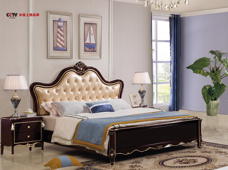 華軒家私輕奢小美系列床1808#