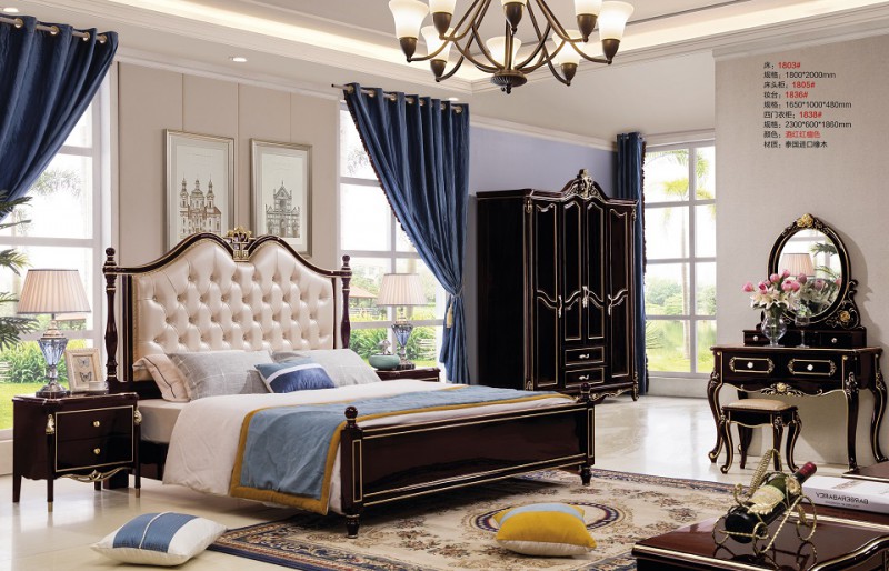 華軒家私輕奢小美系列床1803#