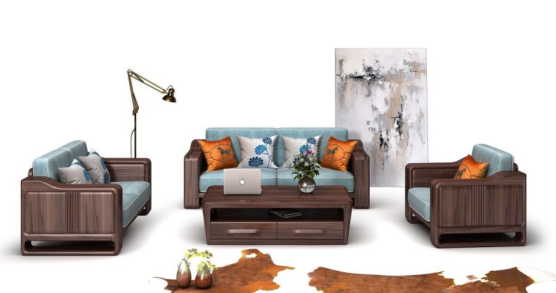 意式風范系列家具：1+2+3沙發HSF-01