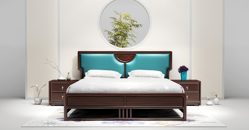 衛府里新中式床01