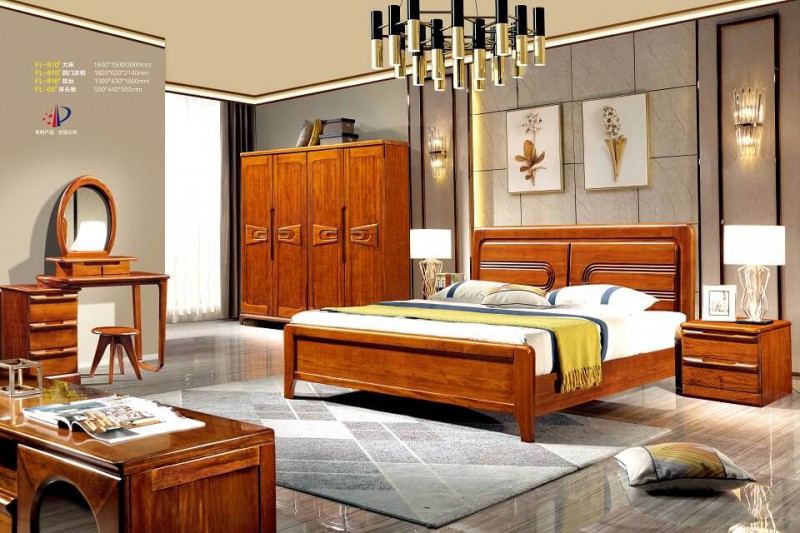 芙萊木屋金絲檀木FL-810#大床