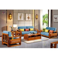 芙萊木屋金絲檀木FL-818#（1+2+3）沙發(fā)