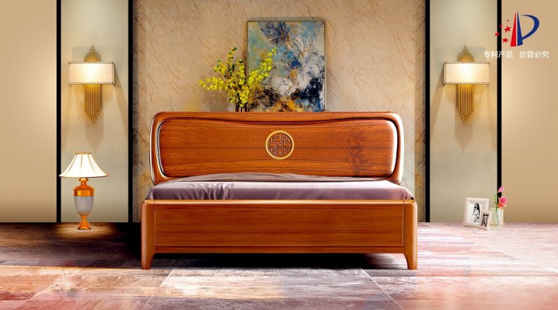 芙萊木屋金絲檀木FL-611#大床