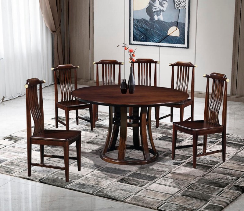 今晨至家輕奢新中式圓餐桌212#