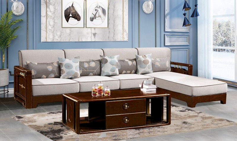 今晨至家輕奢新中式轉角沙發102#