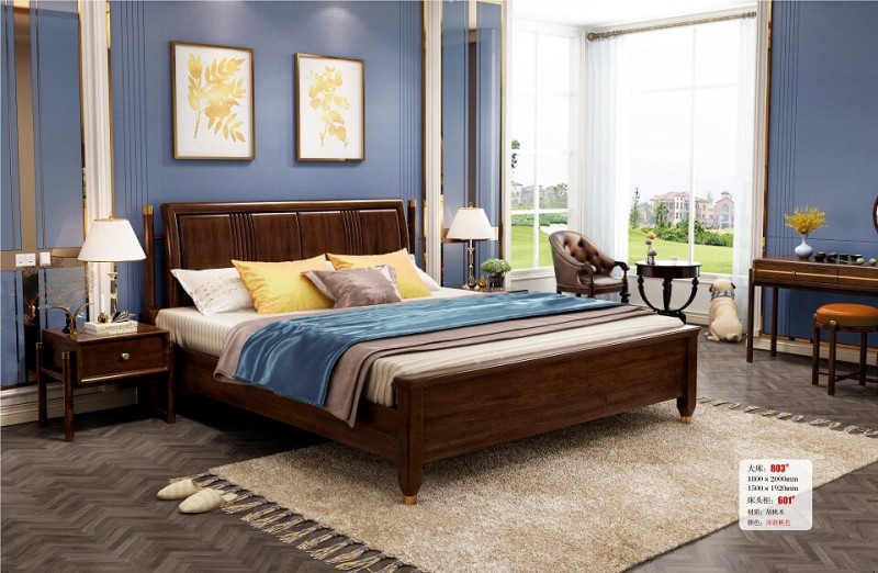 今晨至家輕奢新中式大床803#