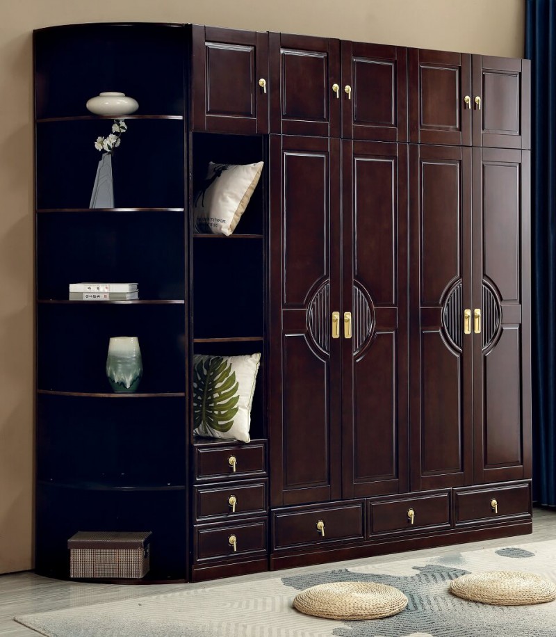 阿姆雷特新中式四門加頂衣柜926#