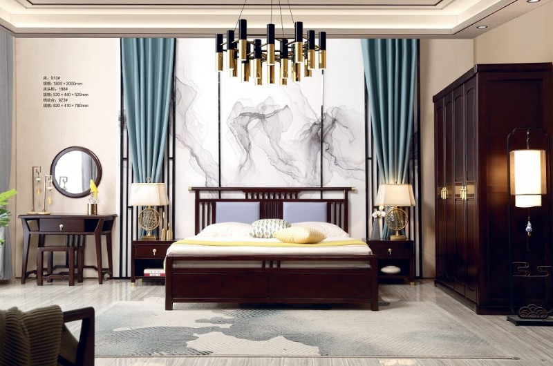 阿木萊特新中式床913#