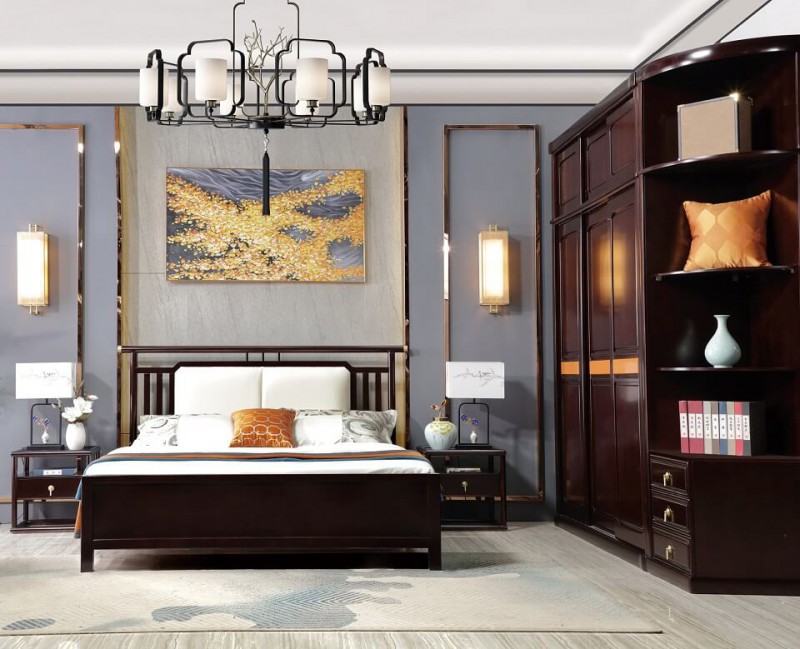阿姆雷特新中式床8919#