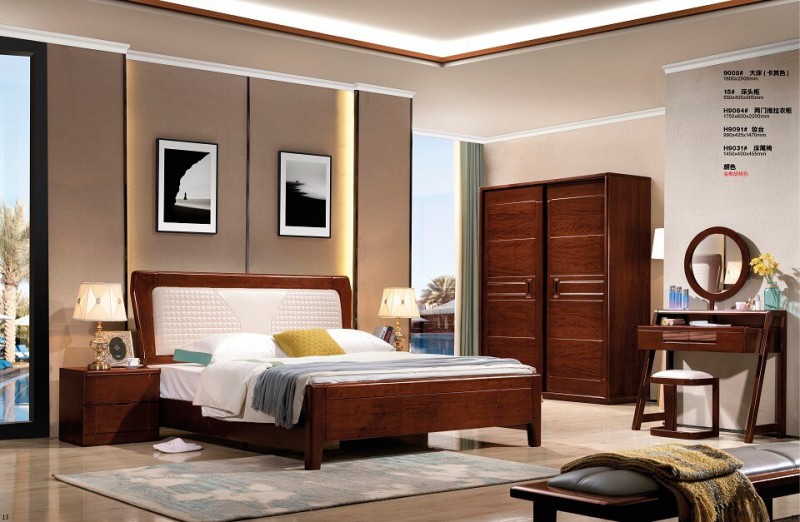 歐麗優現代德式大床9008#（卡其色）