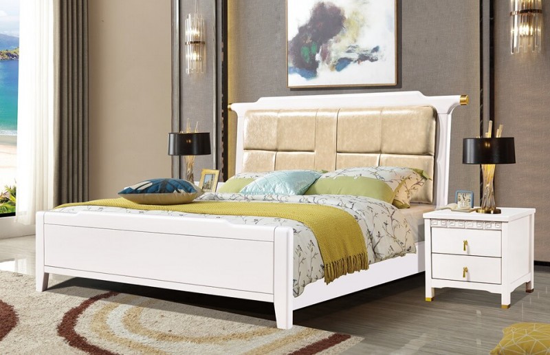 友億佳橡木大床5812#（白色）