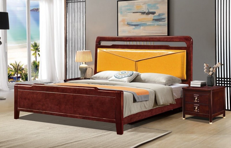 友億佳橡木大床5815#（黑檀色）