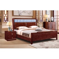 友億佳金絲檀木大床1903#（紫金檀色）