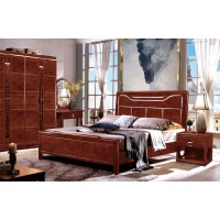 友億佳金絲檀木大床1905#（紫金檀色）