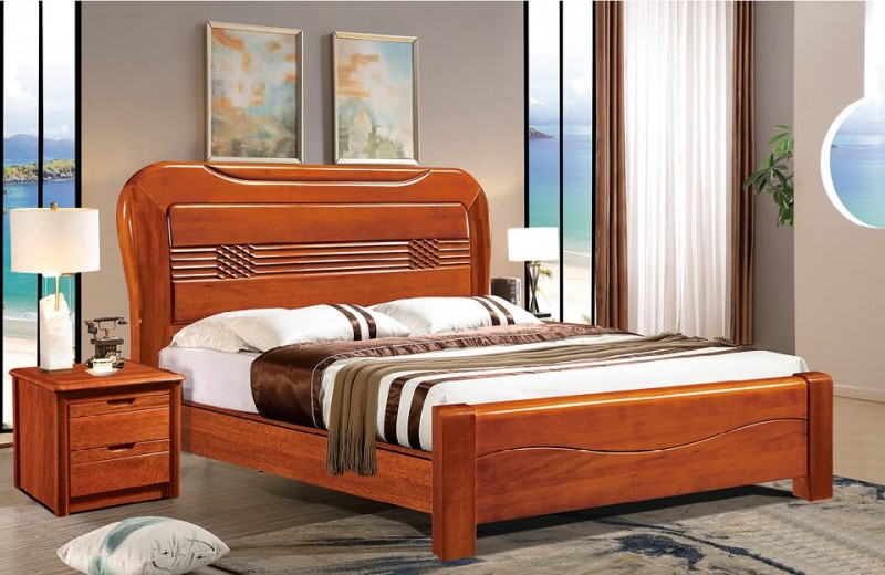 友億佳金絲檀木大床1921#