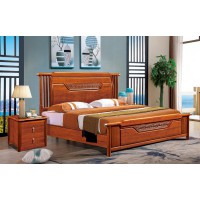 友億佳金絲檀木大床5198#