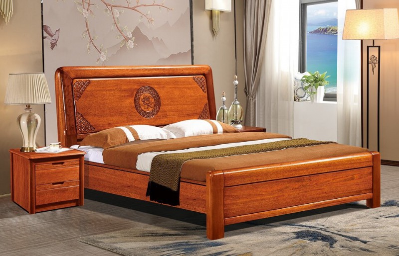 友億佳金絲檀木大床A2018#