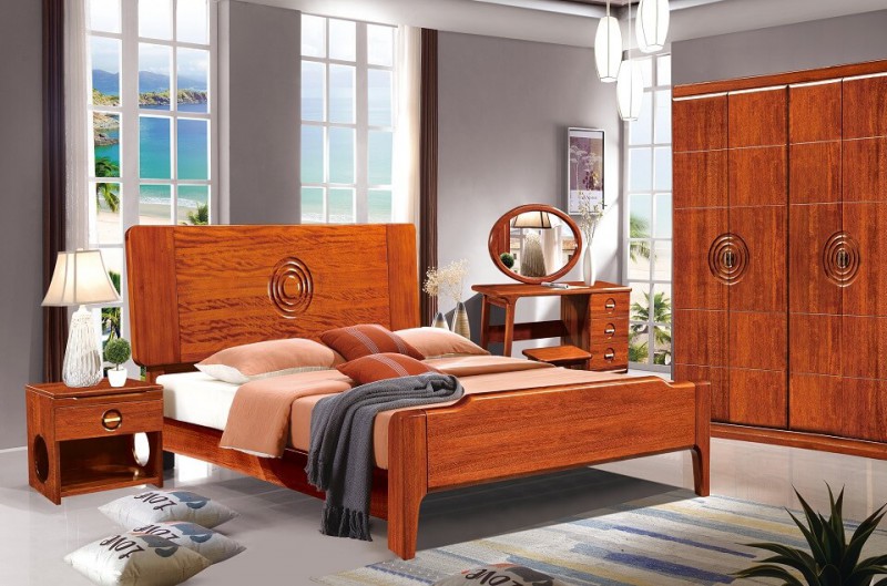 友億佳金絲檀木大床1902#